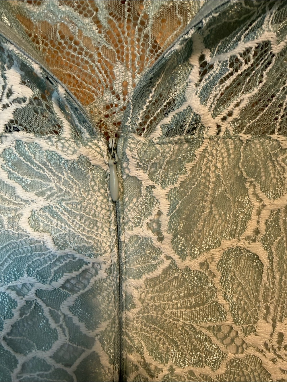 Sandra Darren soft Green Floral Lace Midi Dress - Picture 5 of 11